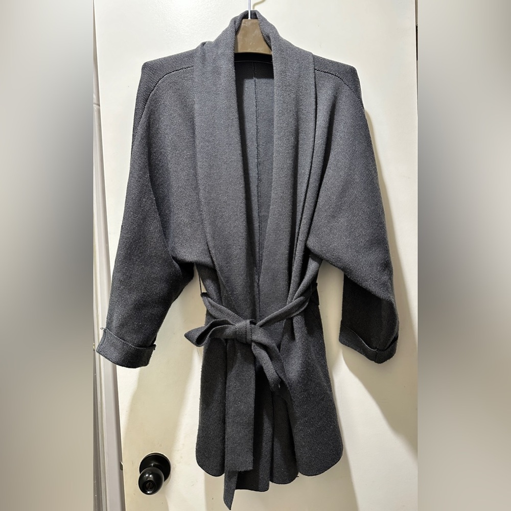 Willow & Thread grey half sleeve cardigan